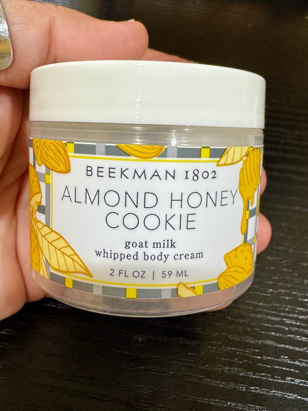 Beekman 1802 Almond Honey Cookie Whipped Body Cream - 2 Fl oz